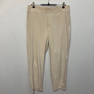 Athleta Women Brooklyn Mid Rise Ankle Pants Size 10 Beige FA21 C066 -15